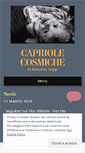 Mobile Screenshot of capriolecosmiche.com